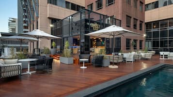 Outdoor pool, open 7:30 AM to 8:30 AM, free pool cabanas, pool umbrellas