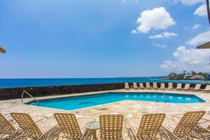 Condo, 2 Bedrooms | Pool - Sea Ge 1-205-oceanfront 2 Bedroom Condo by RedAwning (Kailua-Kona)