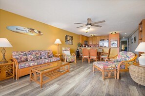 Condo, 2 Bedrooms | Living area - Sea Ge 1-205-oceanfront 2 Bedroom Condo by RedAwning (Kailua-Kona)