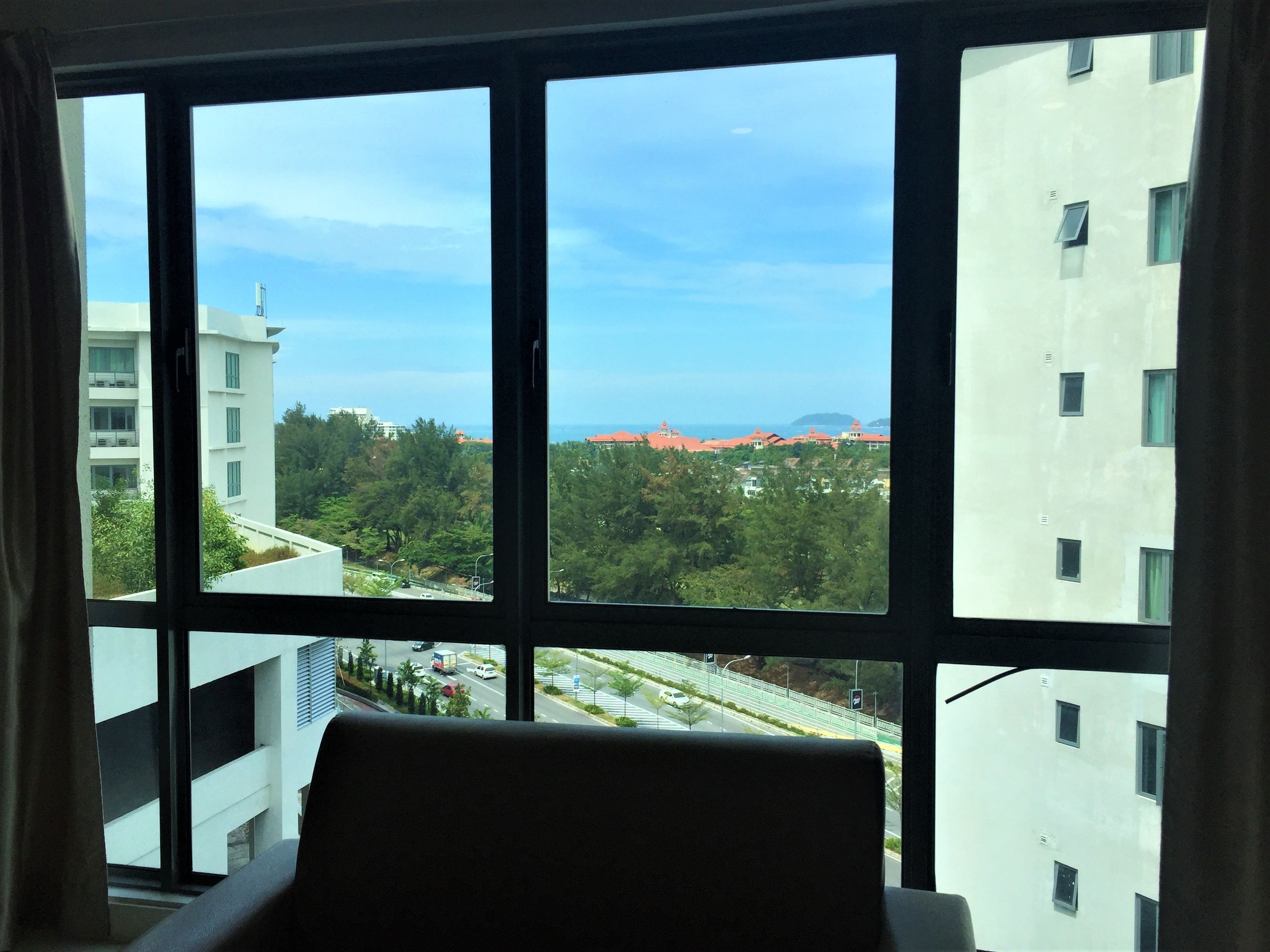 Huoneisto, 2 makuuhuonetta, merinäköala | Ylelliset vuodevaatteet, yksilöllisesti sisustettu