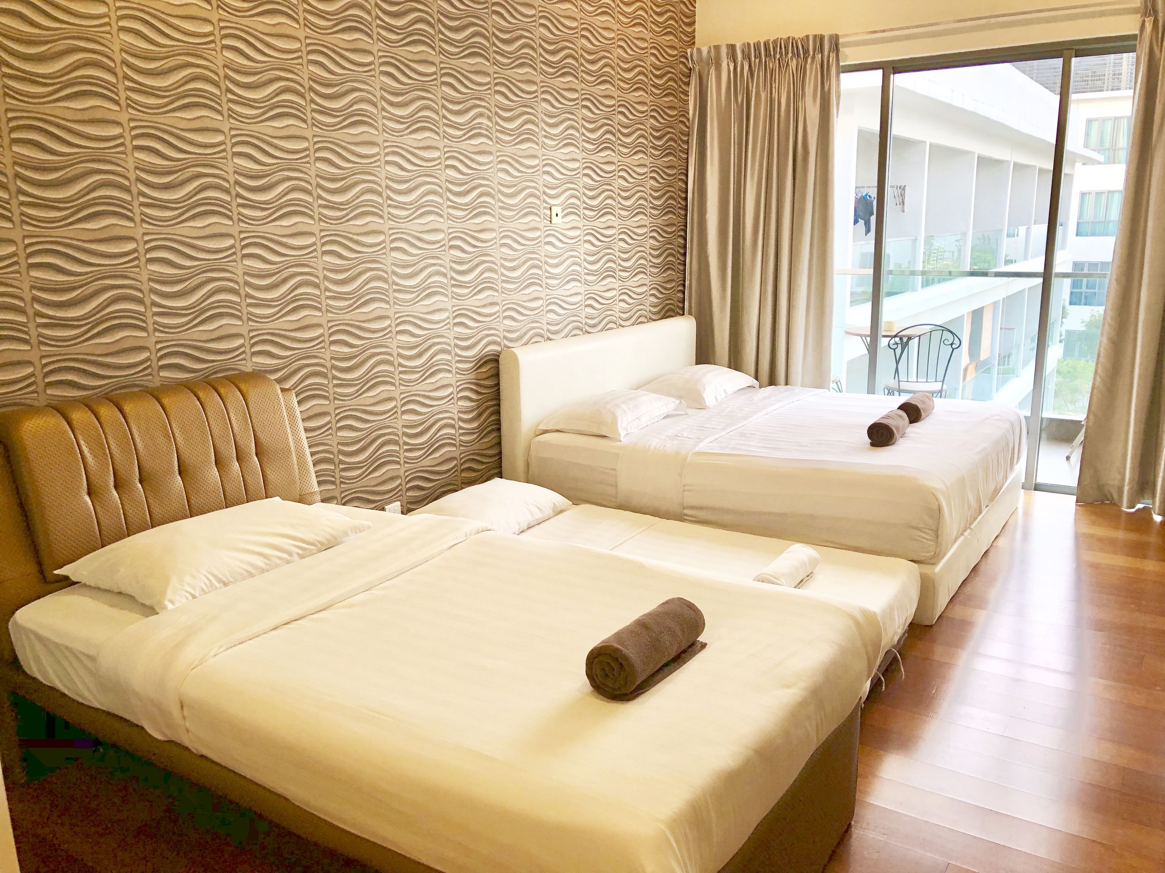 Căn hộ Deluxe, 2 phòng ngủ, quang cảnh vườn | Bộ đồ giường cao cấp, trang trí khác biệt 