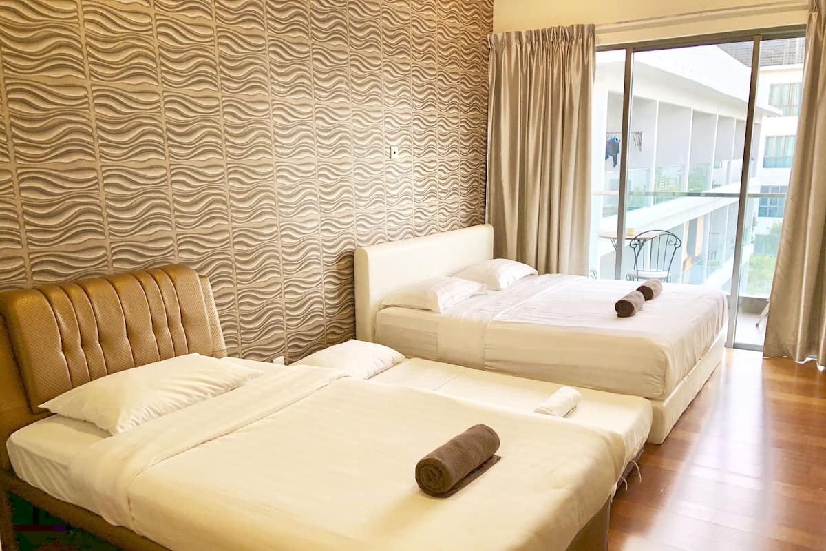 Căn hộ Deluxe, 2 phòng ngủ, quang cảnh vườn | Bộ đồ giường cao cấp, trang trí khác biệt