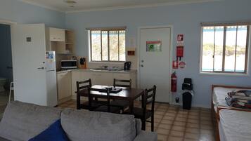 Standard Villa, 1 Bedroom, Accessible | Private kitchen | Full-sized fridge, microwave, stovetop, coffee/tea maker