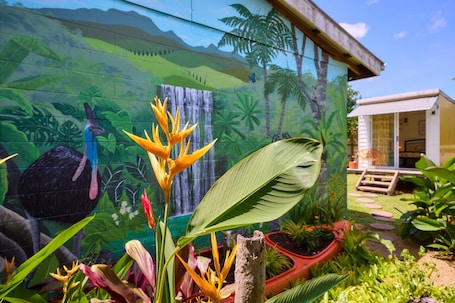 花园. 小袋鼠生态小屋旅馆