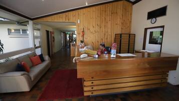 Check-in/check-out kiosk