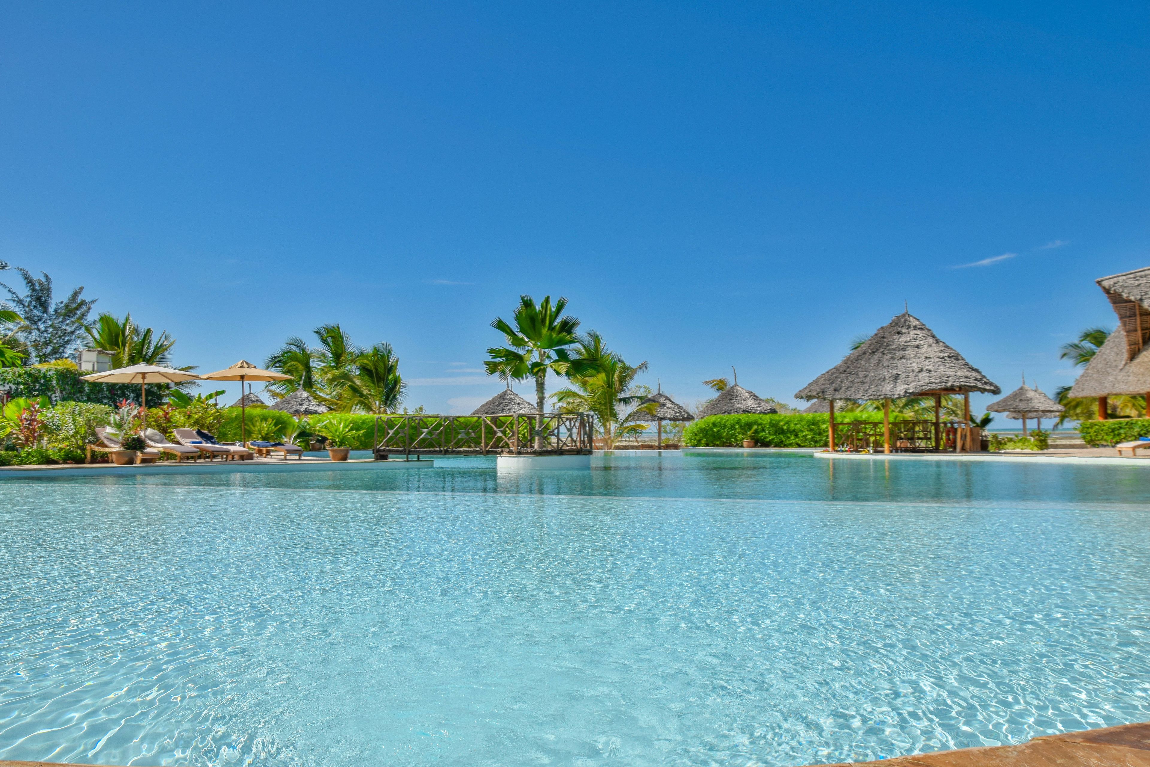 Private beach, white sand