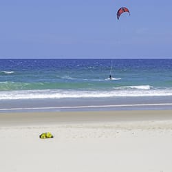 On the beach