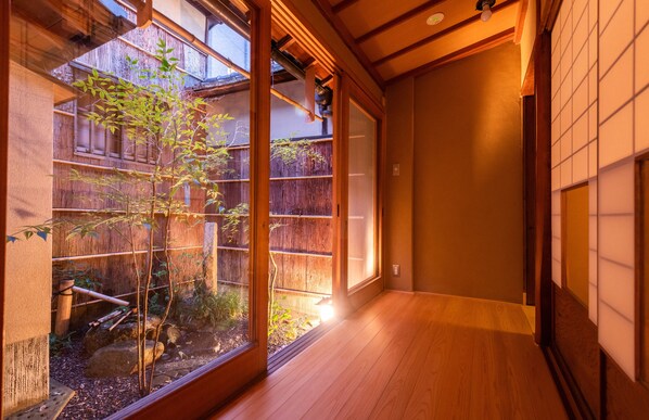 Blick auf den Garten