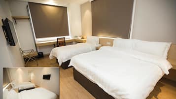 Desk, iron/ironing board, free WiFi, bed sheets