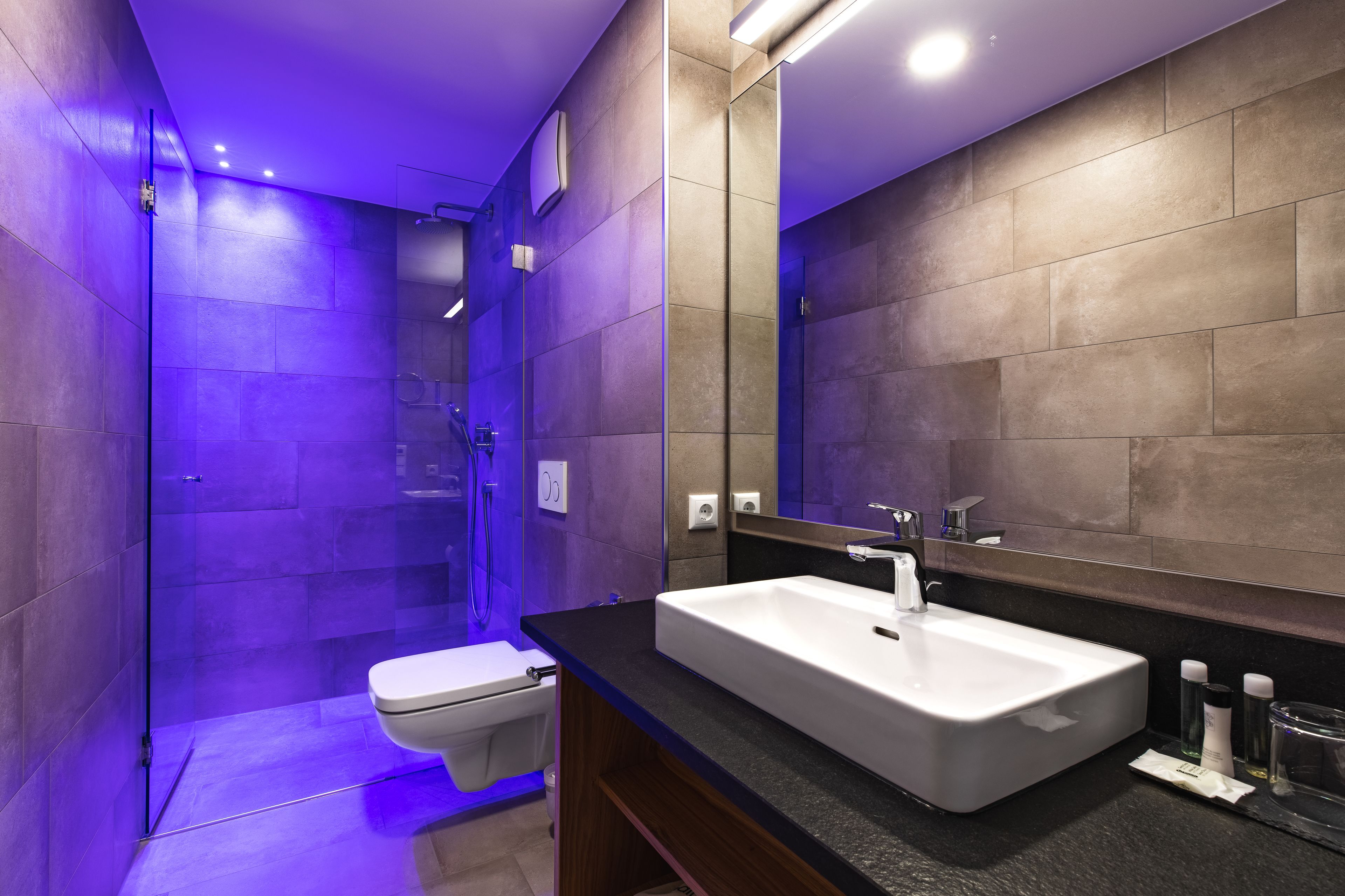 suite, balcony | bathroom | shower, free toiletries, hair dryer, bathrobes