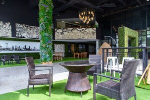 Coin salon dans le hall