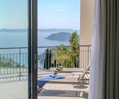Suite Junior Splendide Terrasse 40m² | Utsikt mot strand/hav
