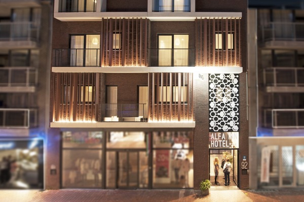 Front of property - evening/night