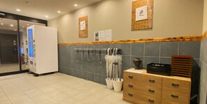 Interior entrance