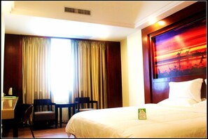 Premium bedding, minibar, in-room safe, desk