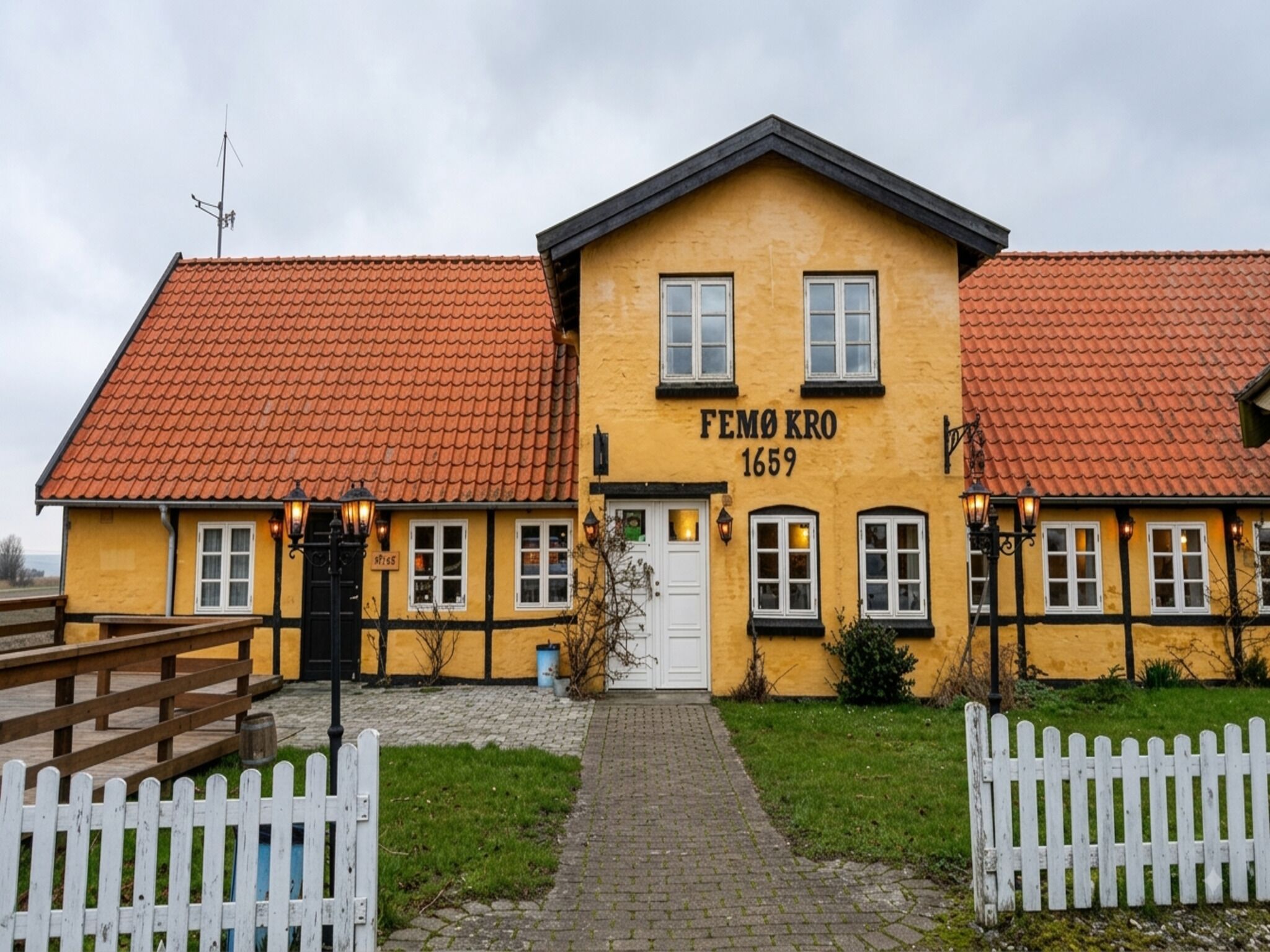 Majoituspaikan julkisivu