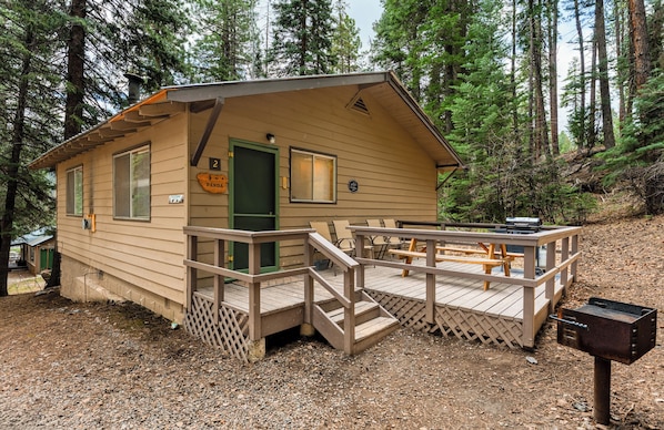 Panda Bear Cabin | Terrace/patio - Bear Paw Lodge (Bayfield)