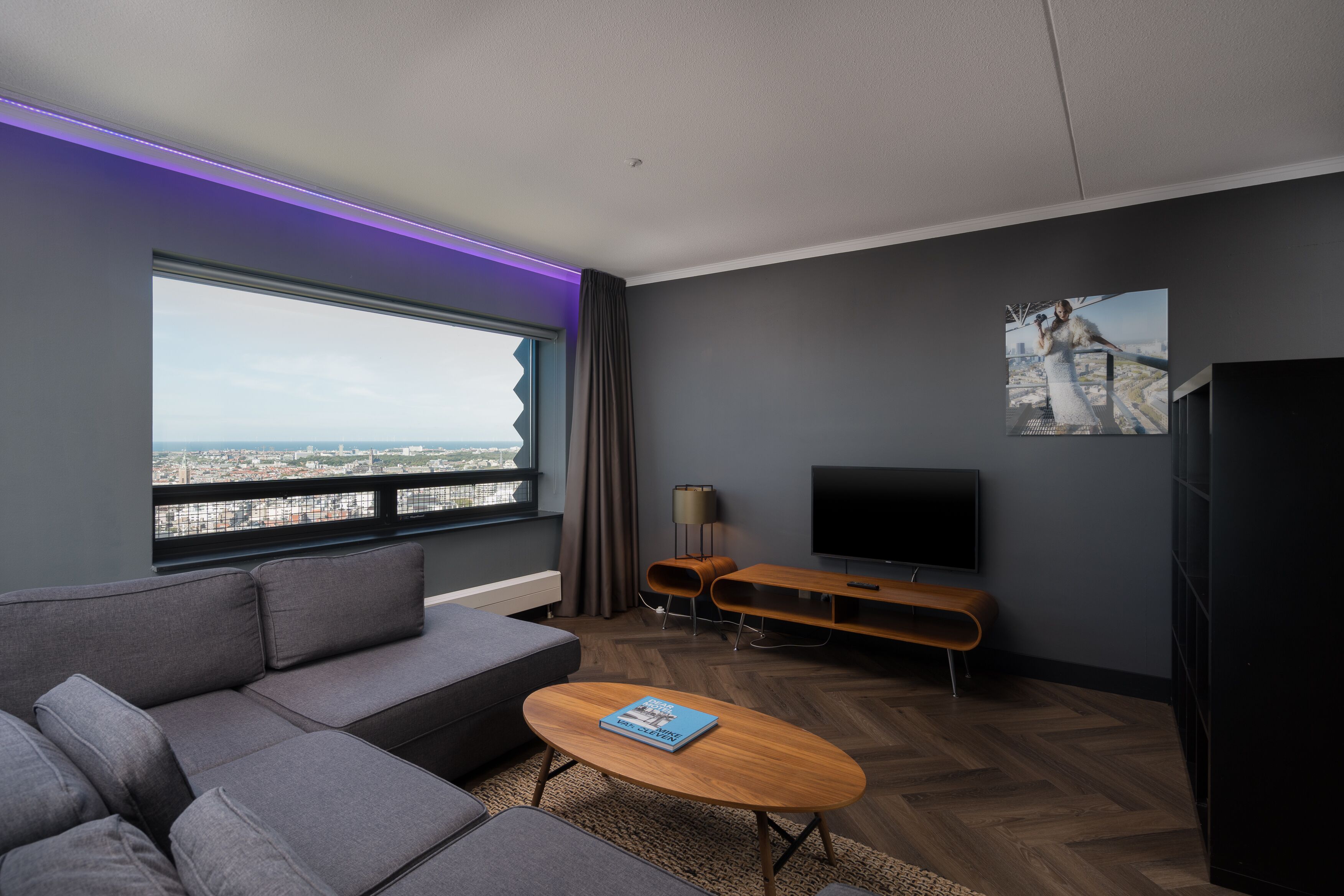Panorama appartement, 1 slaapkamer (38th floor 769) | Woonruimte | Flatscreentelevisie
