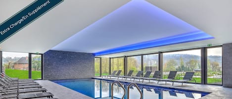 Sauna, hot tub, steam room, massages