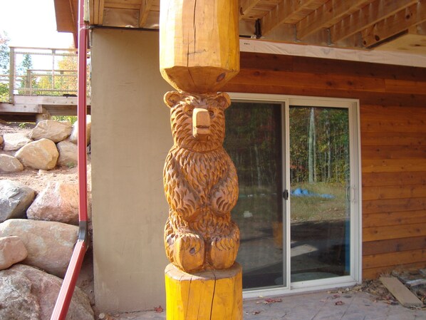 Exterior detail - The Bear Cabin (Ironwood)