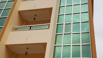 Majoituspaikan julkisivu