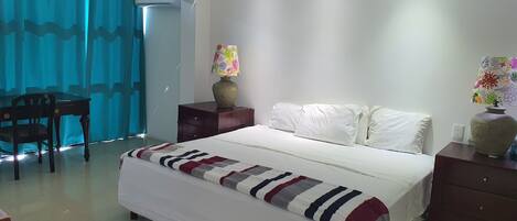 Habitación estándar | 1 dormitorio, mobiliario individual, cortinas opacas y wifi gratis