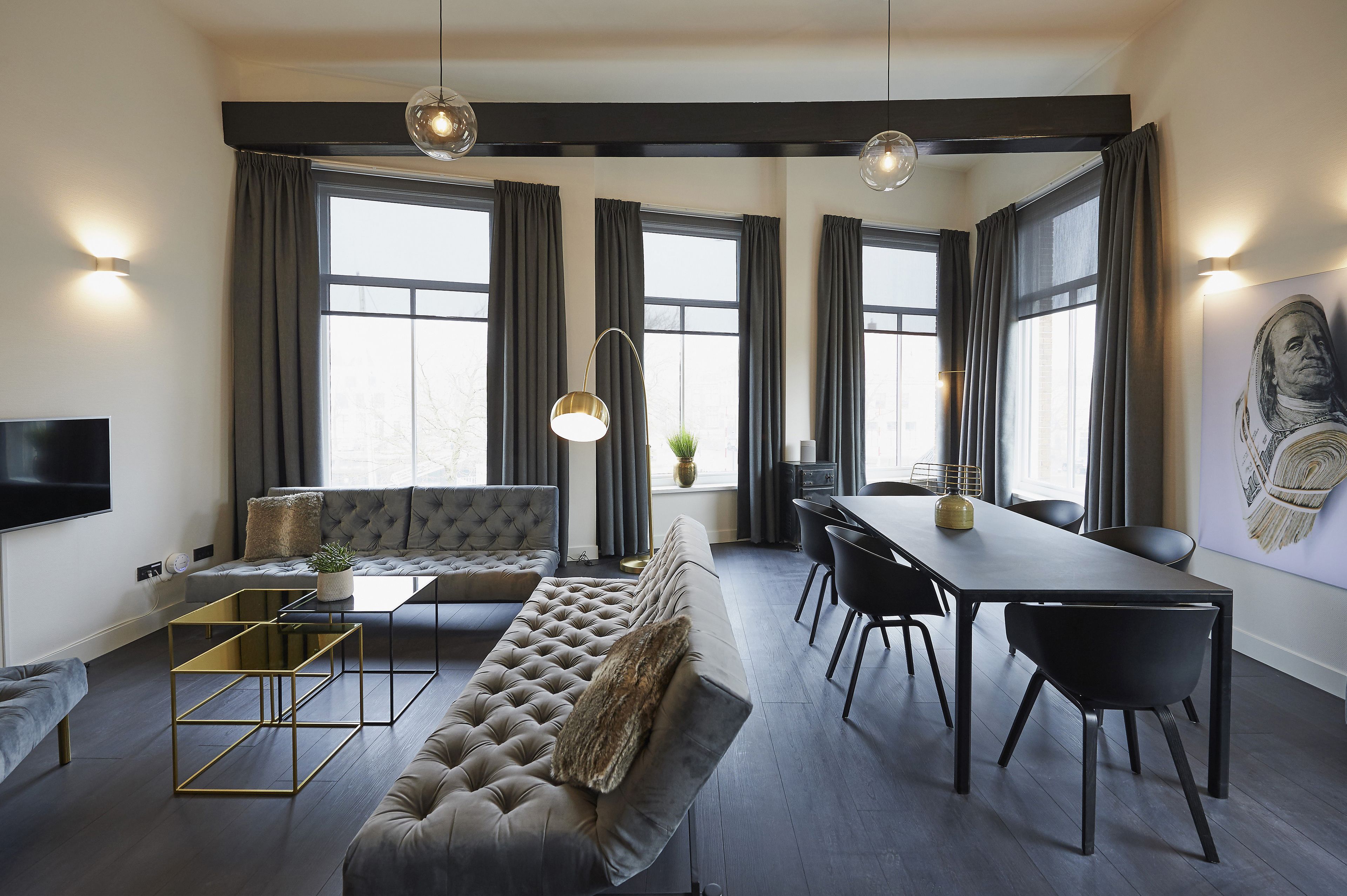 Superior appartement | 1 slaapkamer, luxe beddengoed, een kluis op de kamer, geluiddichte muren