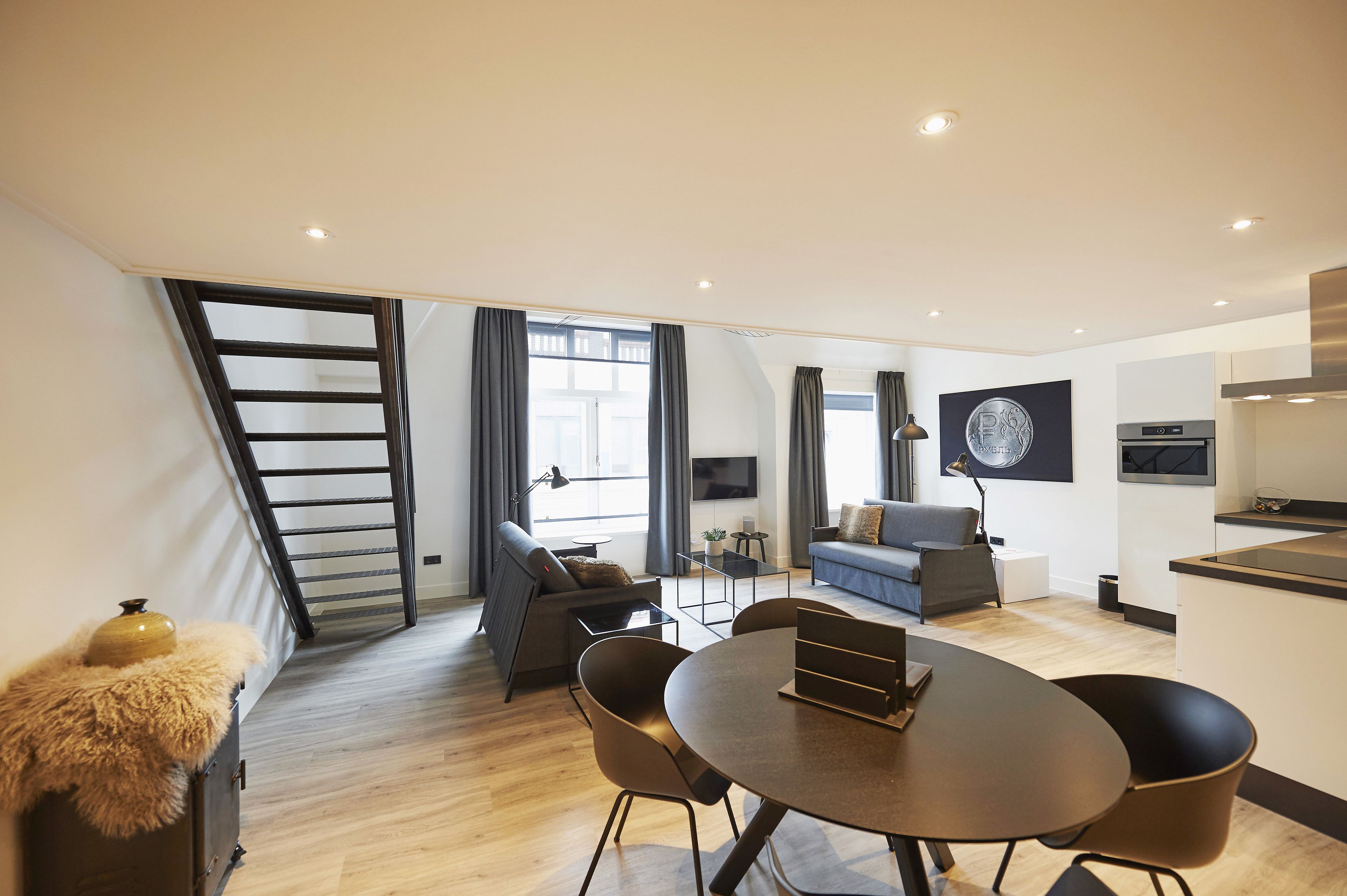 Comfort appartement | 1 slaapkamer, luxe beddengoed, een kluis op de kamer, geluiddichte muren