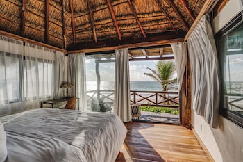 Oceanfront Suite | View from room at Hotelito Azul - A Michelin Key Winner