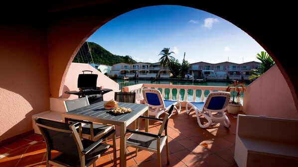 Terrace/patio - Villa 422D at Jolly Harbour (Jolly Harbour)