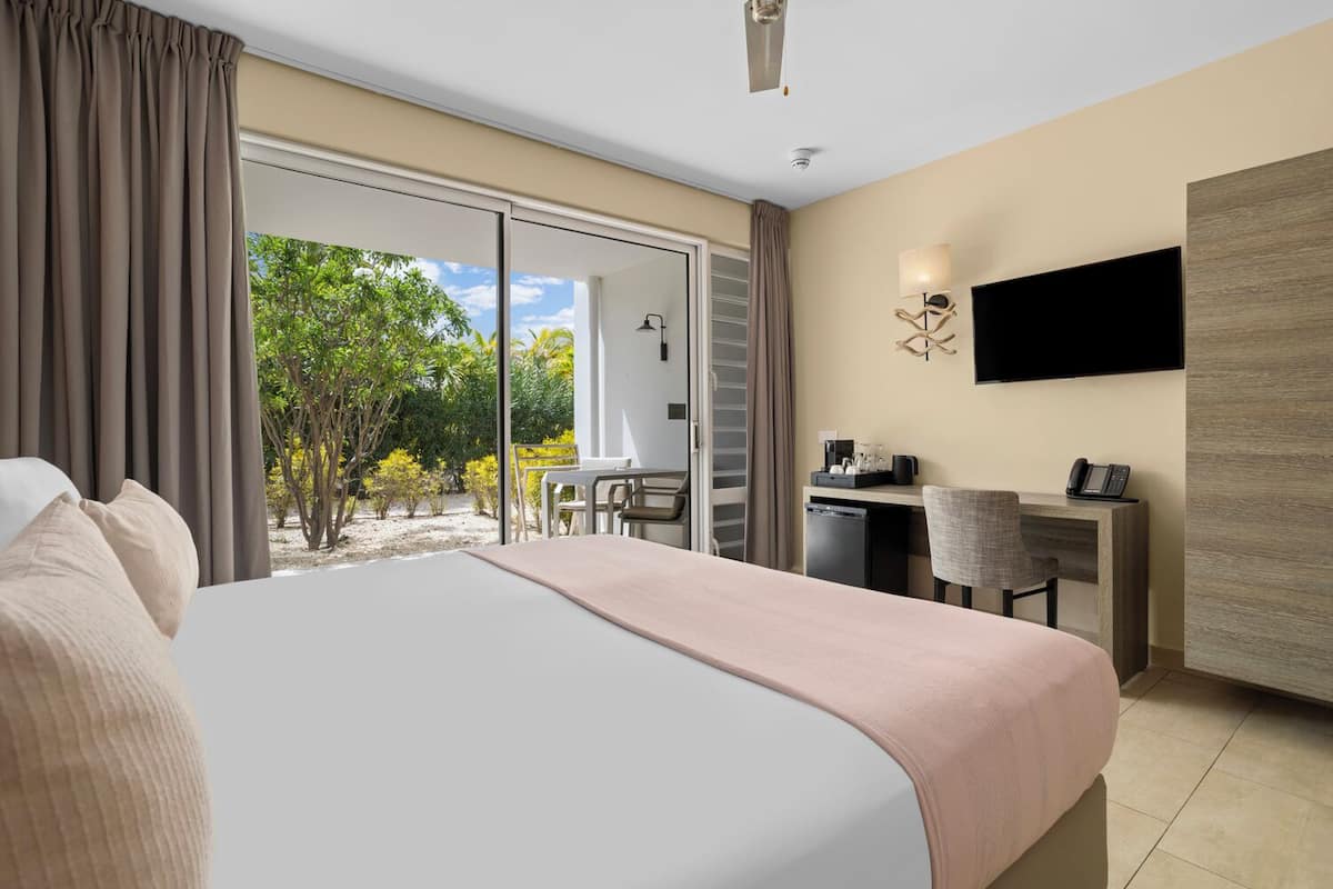 In-room safe, blackout drapes, iron/ironing board (on request)