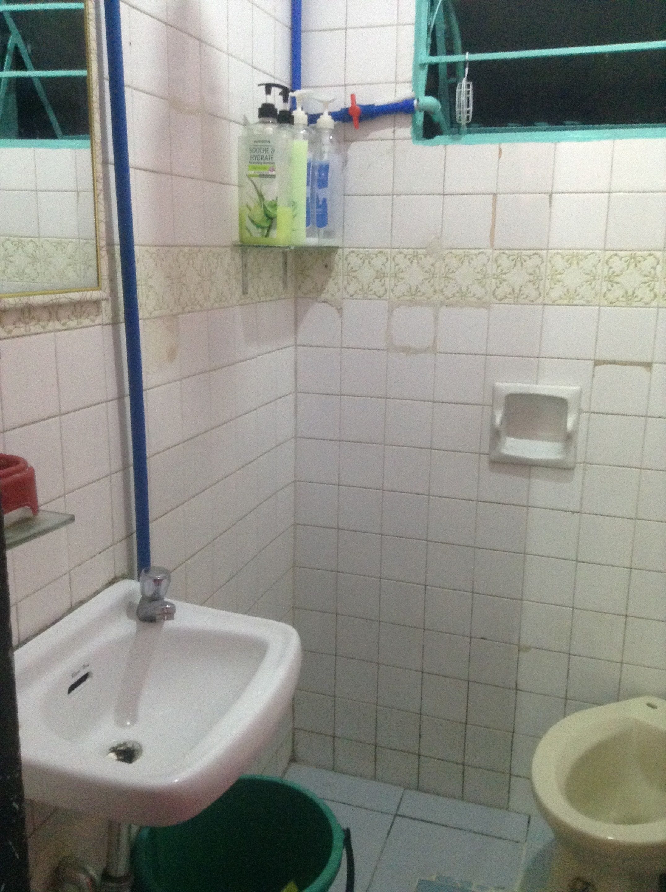 Douche, serviettes fournies