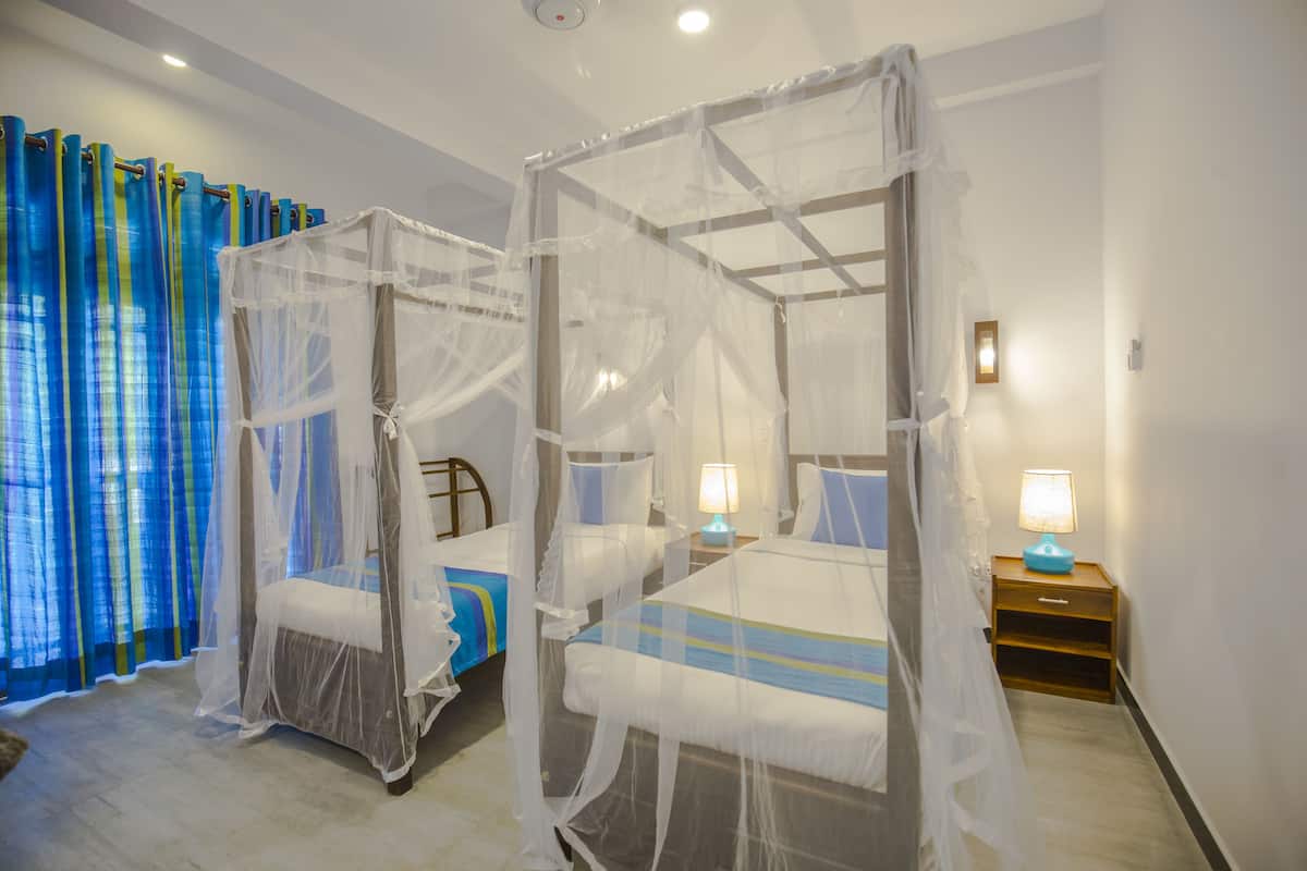 deluxe double room | premium bedding, minibar, in-room safe, desk