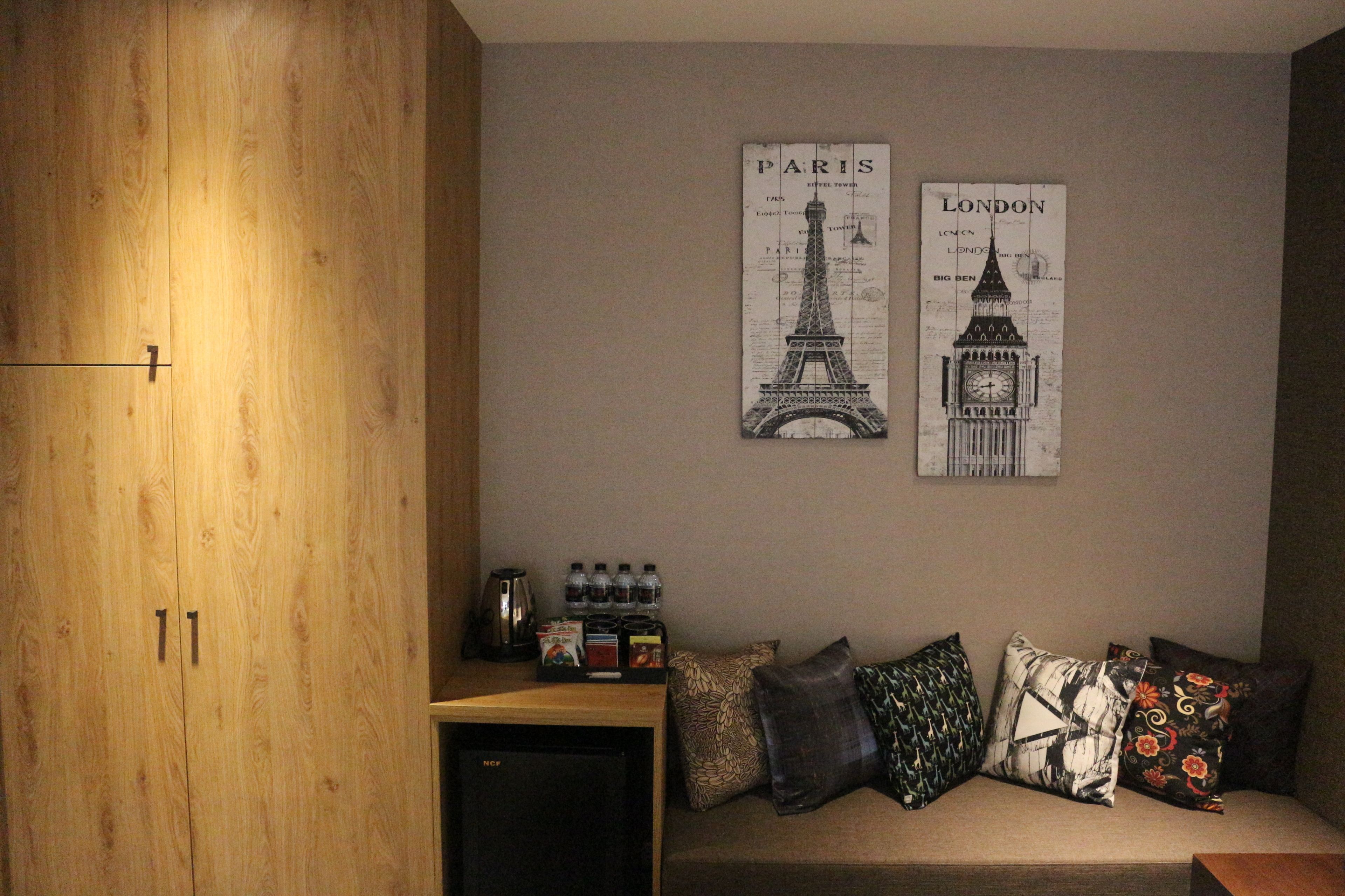 family quadruple room, multiple beds | view from room