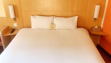 Desk, blackout curtains, iron/ironing board, free WiFi