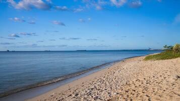 Private beach, fishing
