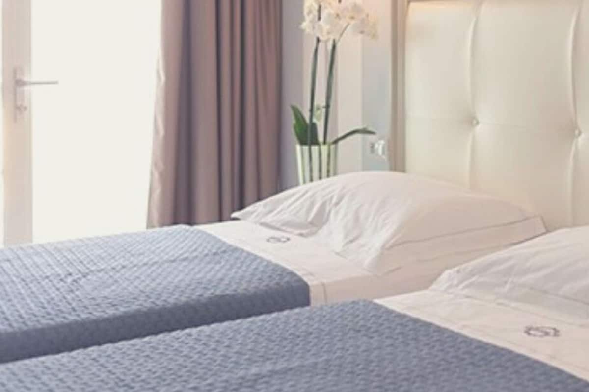 Bộ trải giường bằng vải Frette của Ý, bộ đồ giường cao cấp 