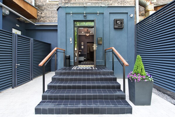 Entrada de la propiedad