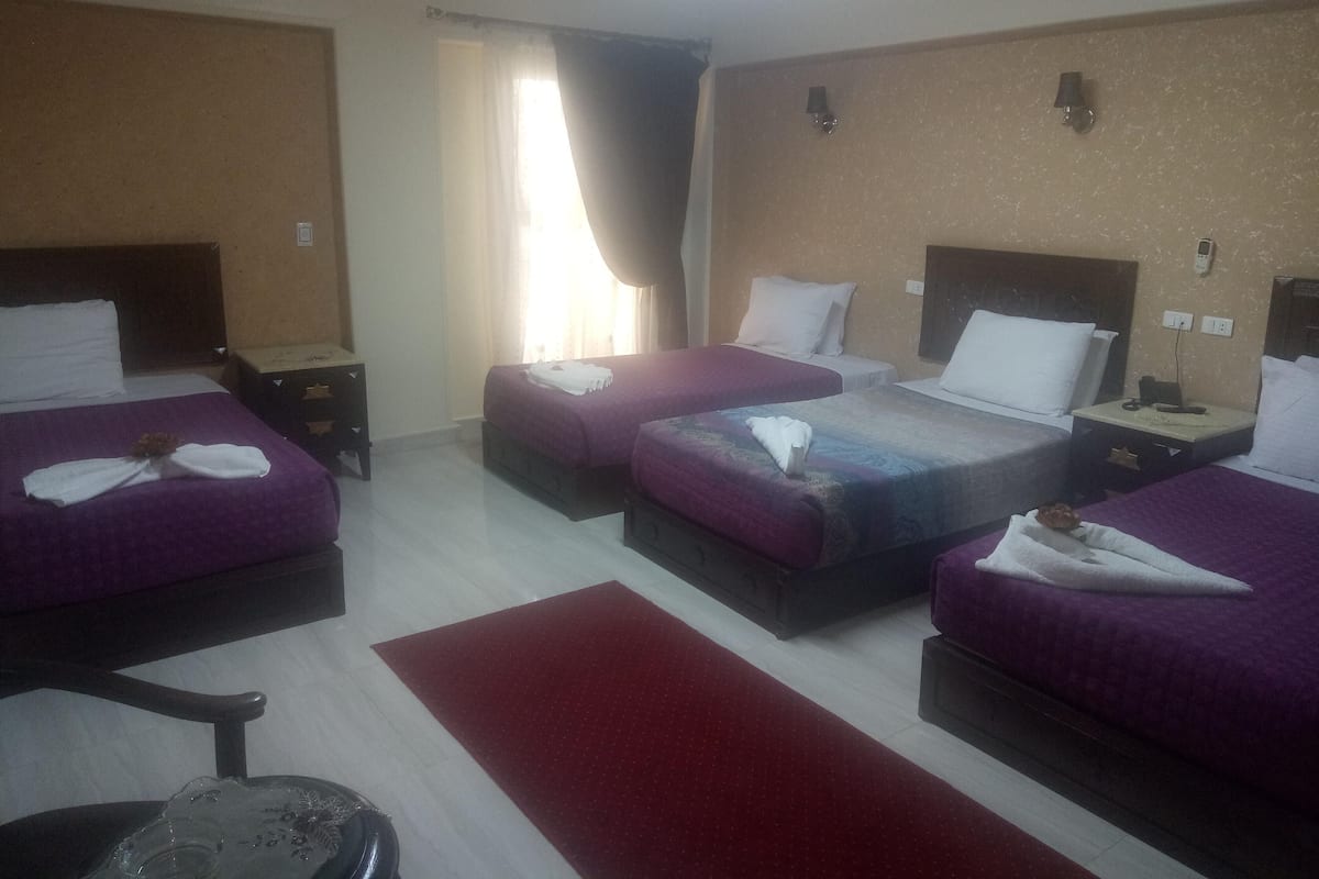 Quadruple Room | Egyptian cotton sheets, premium bedding, pillowtop beds, minibar