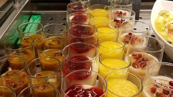 Daily buffet breakfast (EUR 8 per person)