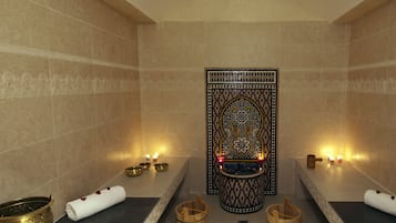 Sauna, steam room, Turkish bath/hammam, body treatments