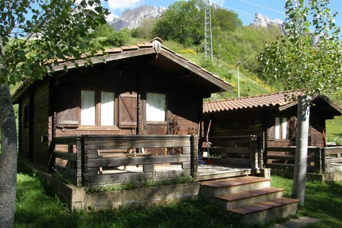 Chalet rustique Standard, salle de bain attenante, vue sur la montagne | Extérieur