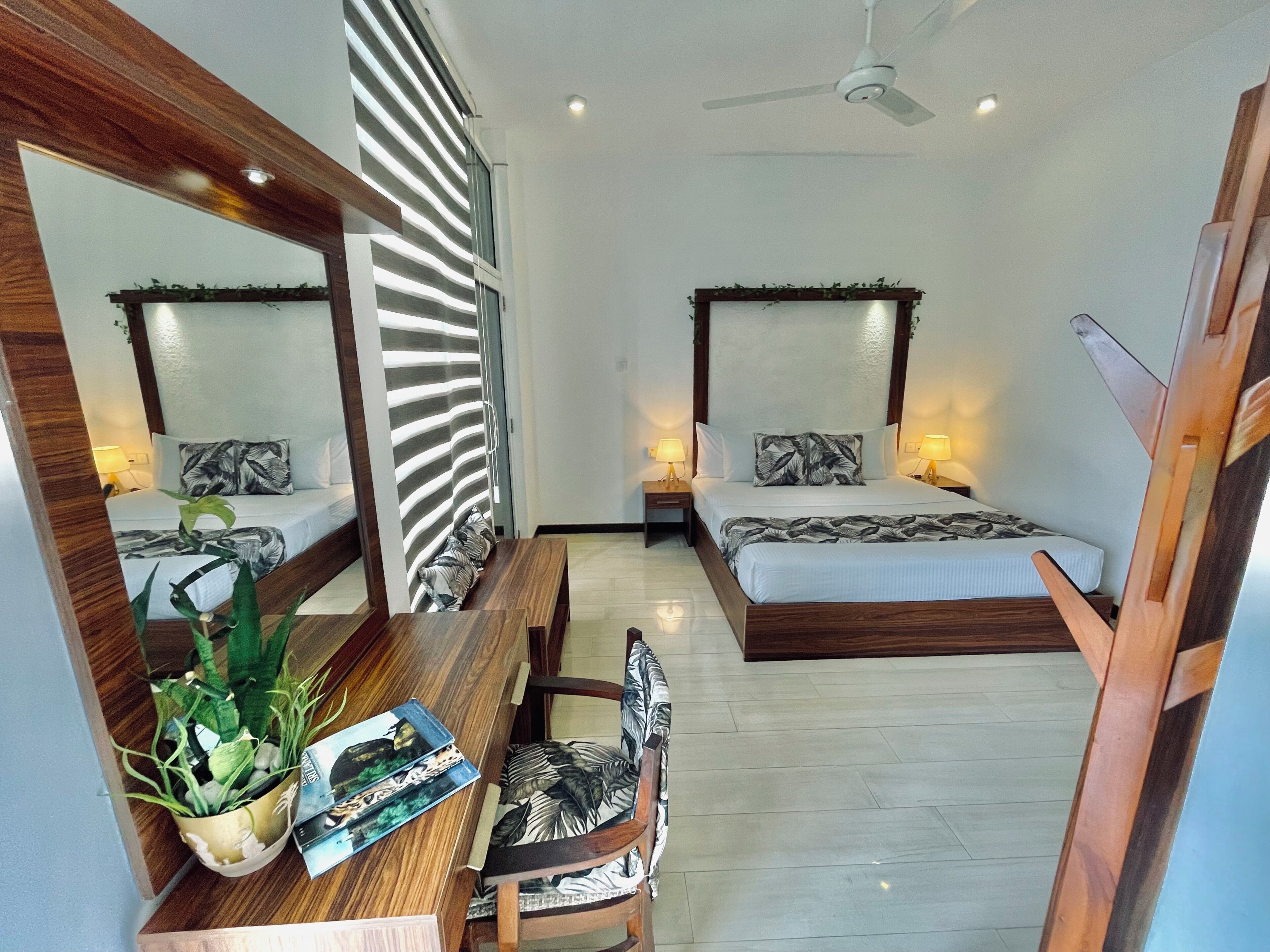 Kamar Quadruple Keluarga | 1 kamar tidur, seprai katun Mesir, seprai premium, dan minibar