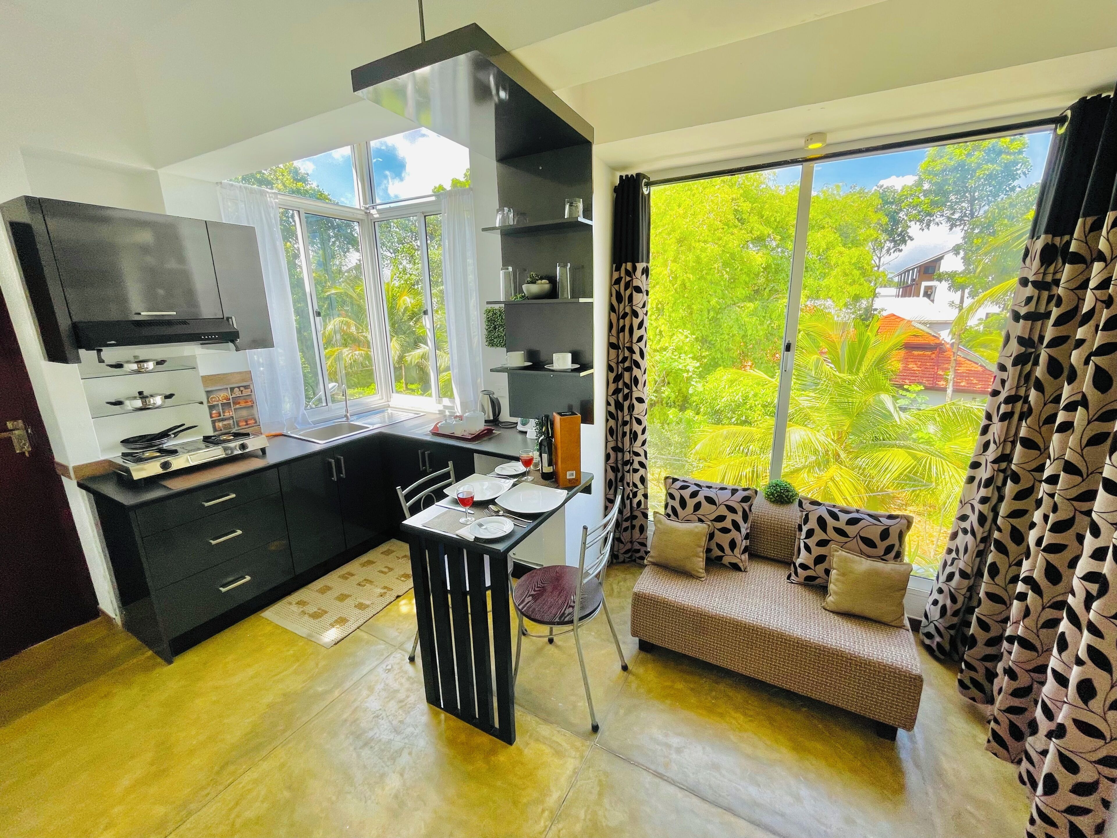Studio Premium, 1 kamar tidur | 1 kamar tidur, seprai katun Mesir, seprai premium, dan minibar