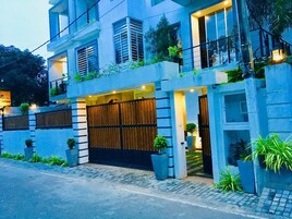 Front of property - evening/night