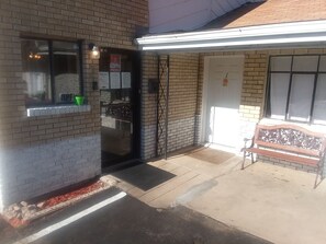 Entrada al alojamiento