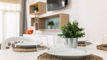Apartment, 2 Bedrooms, Terrace | Living room | TV
