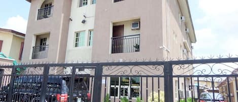 Façade de l’hébergement