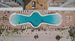 Huoneisto, 2 makuuhuonetta | Uima-allas | Ulkouima-allas, lämmitetty uima-allas