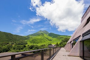 Japanese Style Room for 4 People with Shared Bathroom | View from room - Yufuin Onsen Yufuin Nanairo No Kaze (Yufu)
